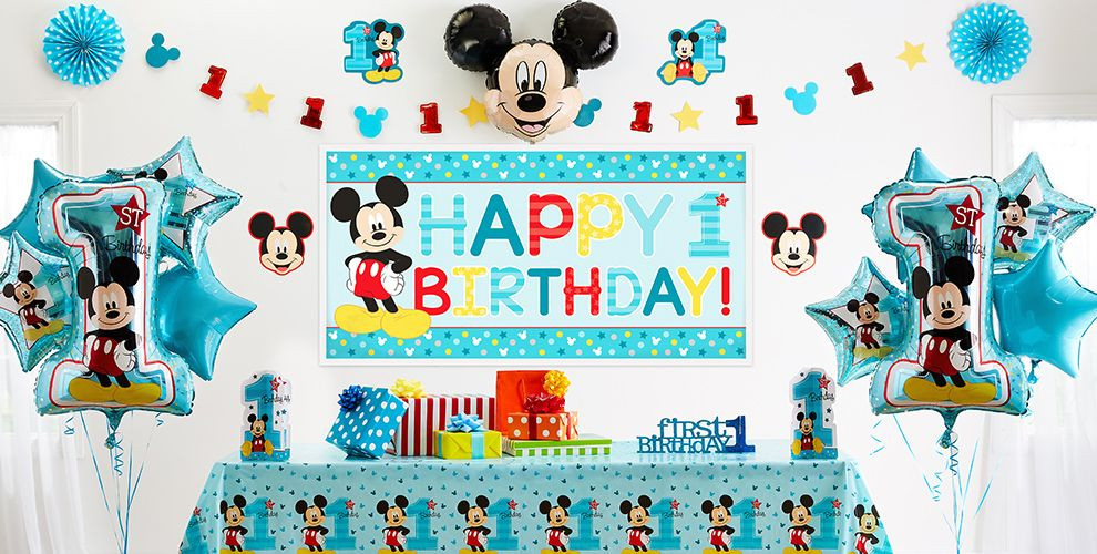 Mickey Mouse First Birthday Party Ideas
 Mickey Mouse 1st Birthday Party Supplies