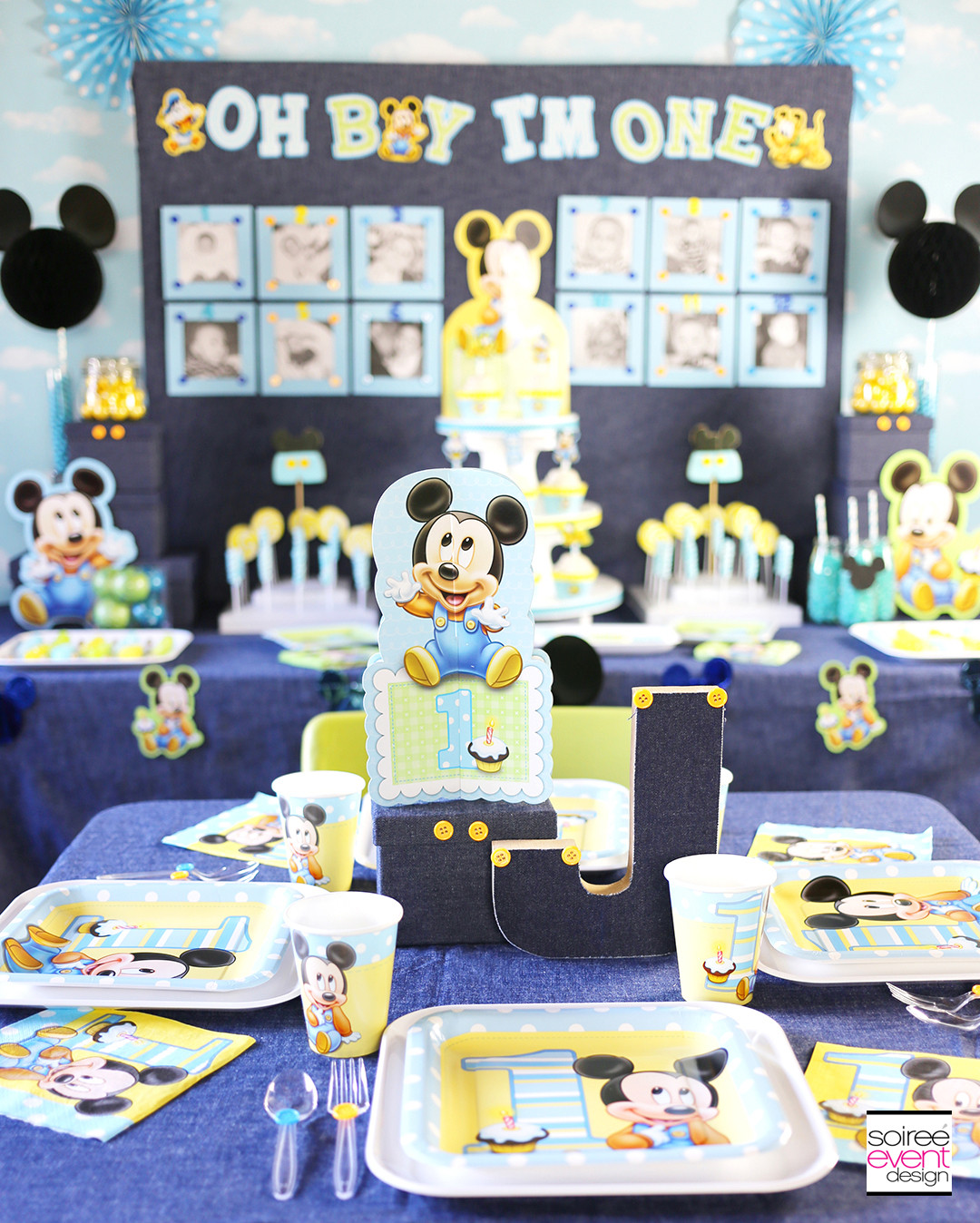 Mickey Mouse First Birthday Party Ideas
 Mickey Mouse First Birthday Party Ideas Soiree Event Design