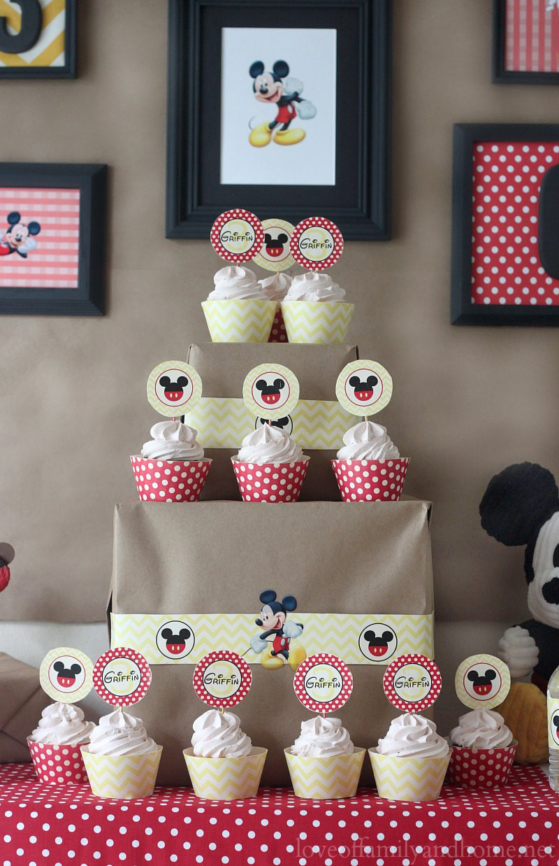 Mickey Mouse Ideas For A Birthday Party
 Mickey Mouse Birthday Party Ideas Griffin Turns THREE