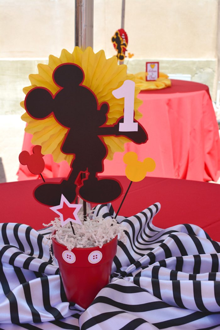 Mickey Mouse Ideas For A Birthday Party
 Kara s Party Ideas Mickey Mouse 1st Birthday Party
