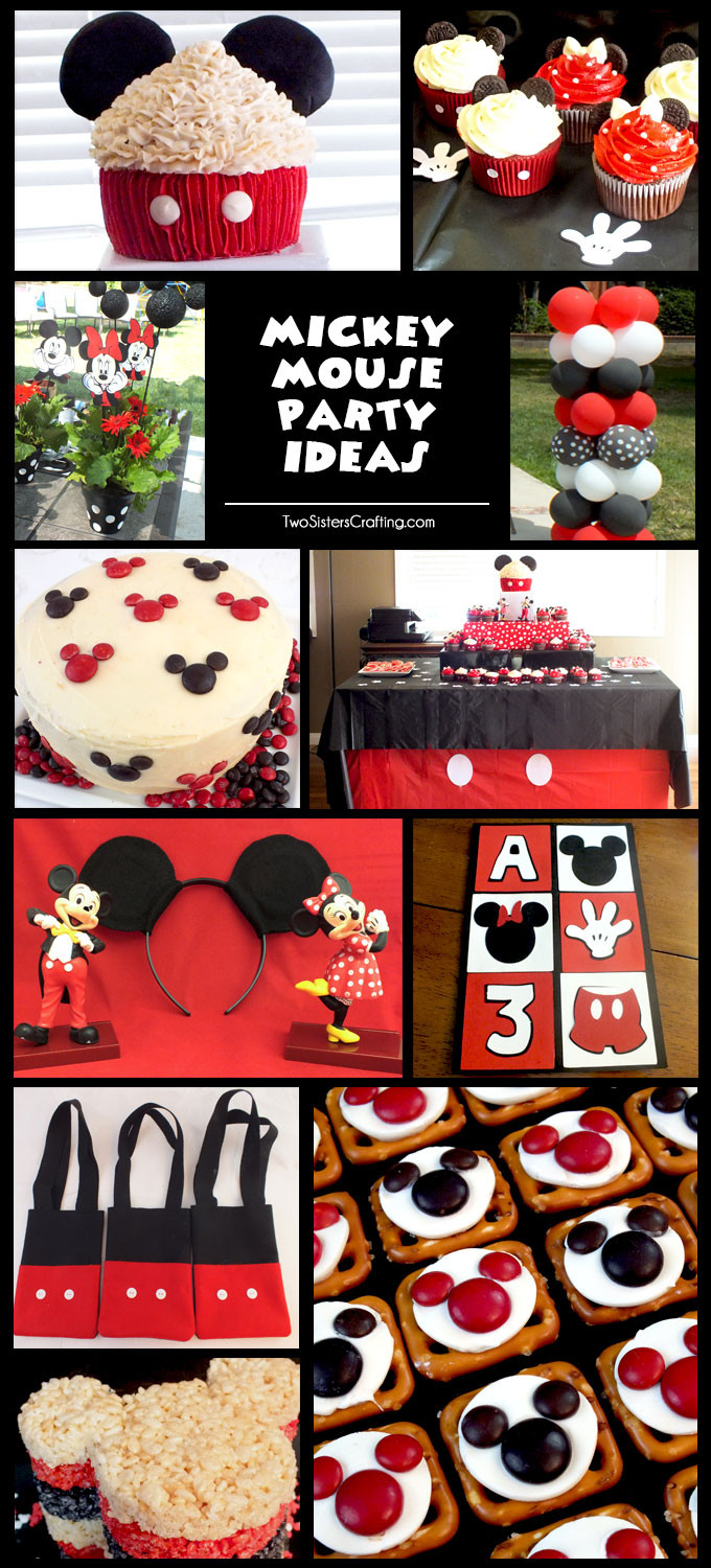 Mickey Mouse Ideas For A Birthday Party
 Mickey Mouse Party Ideas Two Sisters