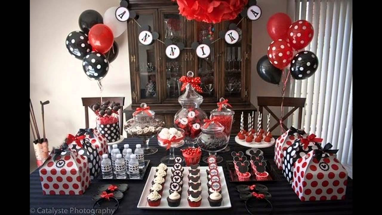 Mickey Mouse Ideas For A Birthday Party
 Cool Mickey mouse birthday party decorations ideas