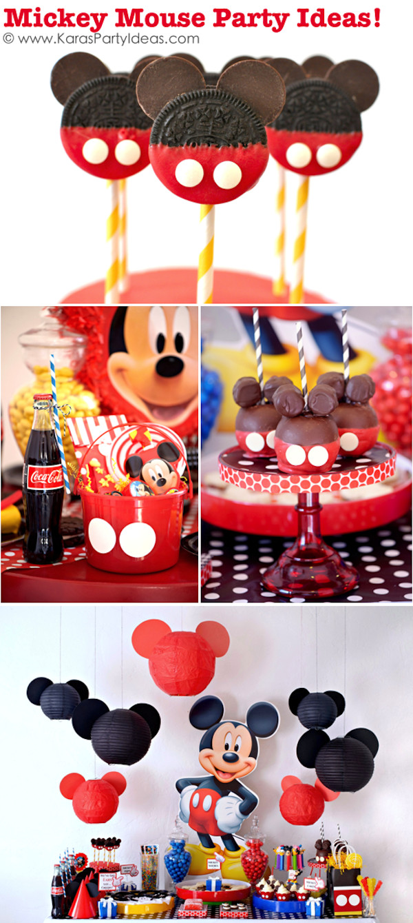 Mickey Mouse Ideas For A Birthday Party
 Homespun With Love Inspiration 12 Boy Birthday Parties