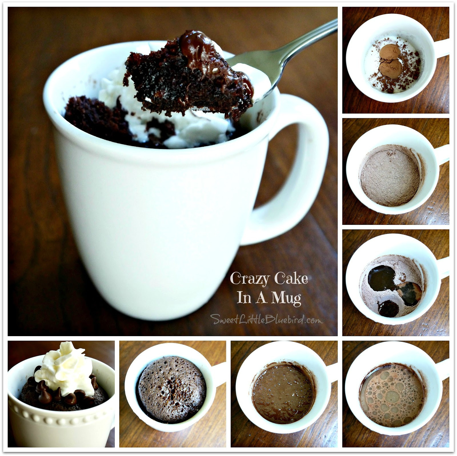 Microwave Cake In A Cup Recipes
 Crazy Cakes Sweet Little Bluebird