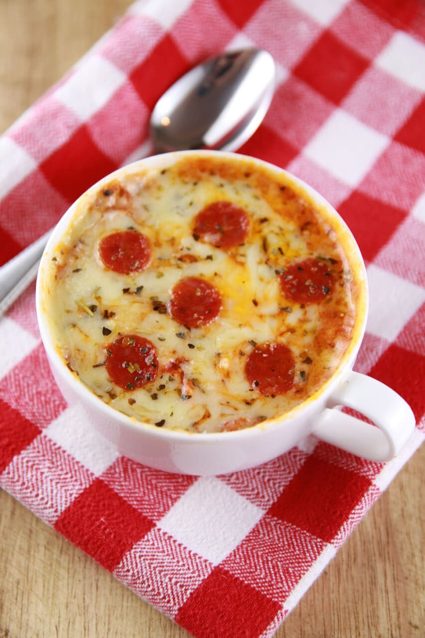 Microwave Cake In A Cup Recipes
 Microwave Mug Pizza Recipe with Video