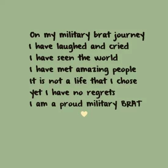 Military Children Quotes
 Courtesy of Maria Isabel Military Brat Humor and Memes