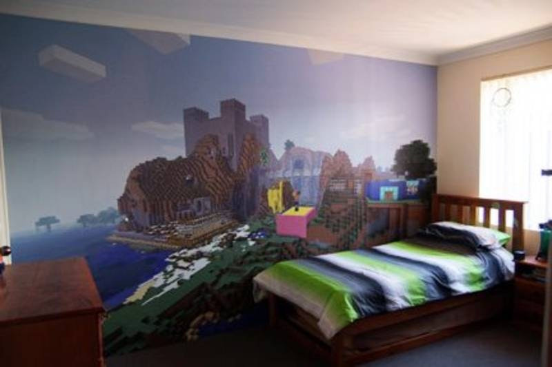 Minecraft Bedroom Wallpaper
 Minecraft Bedroom Wallpaper