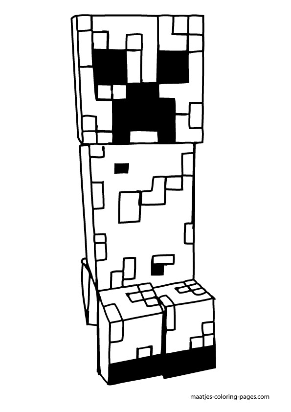 minecraft coloring pages for girls