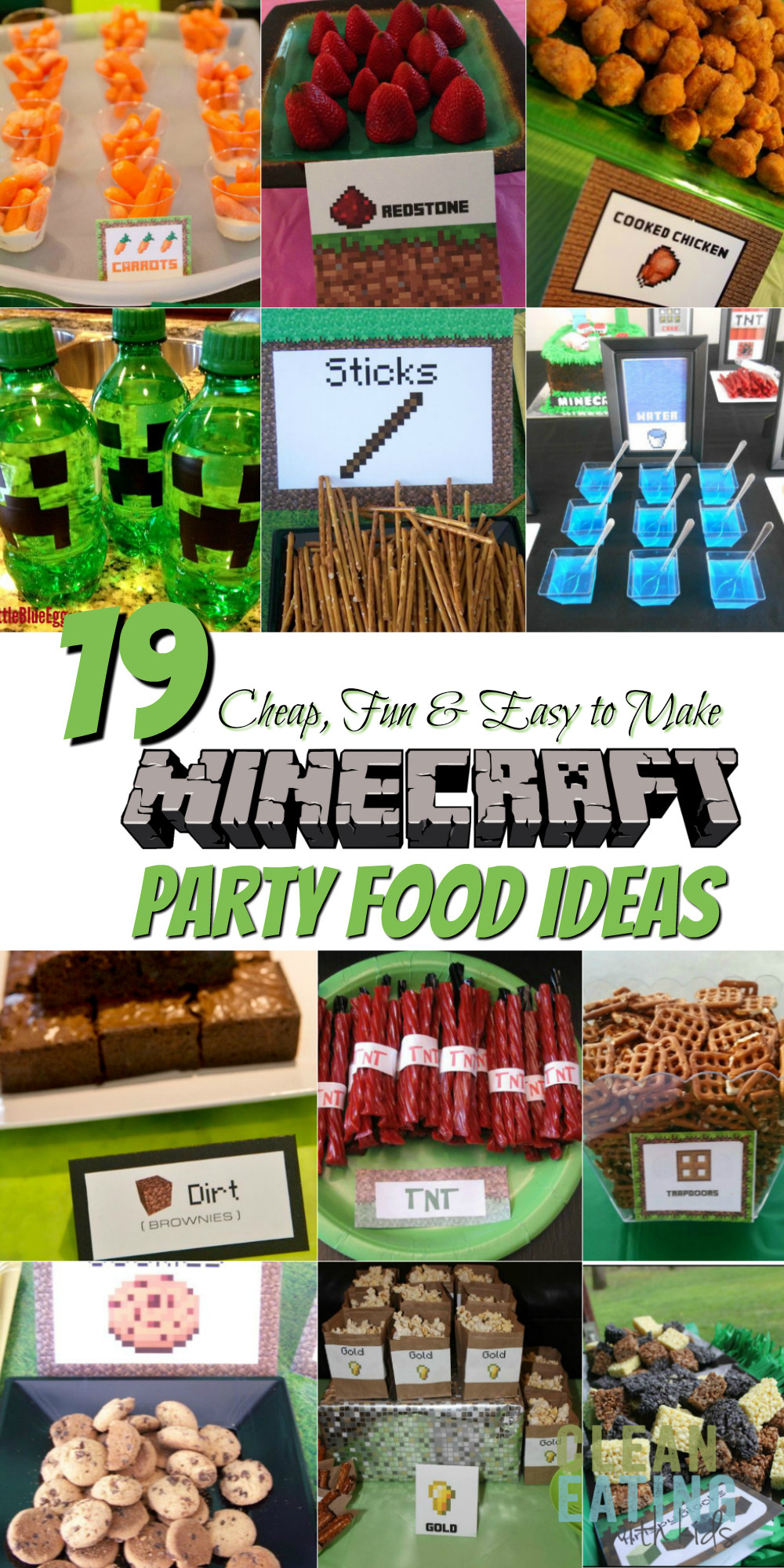 Minecraft Food Ideas For Party
 How to Host a Cheap Minecraft Birthday Party with