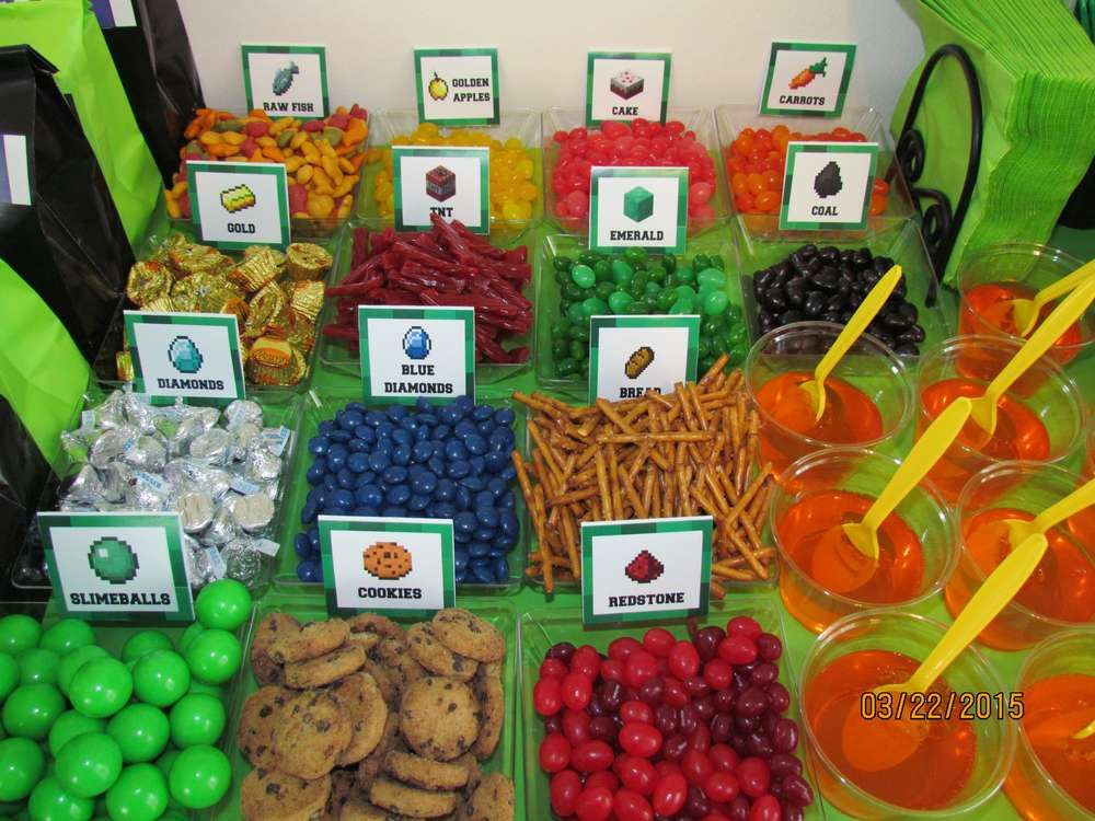 Minecraft Food Ideas For Party
 Minecraft Birthday Party Ideas