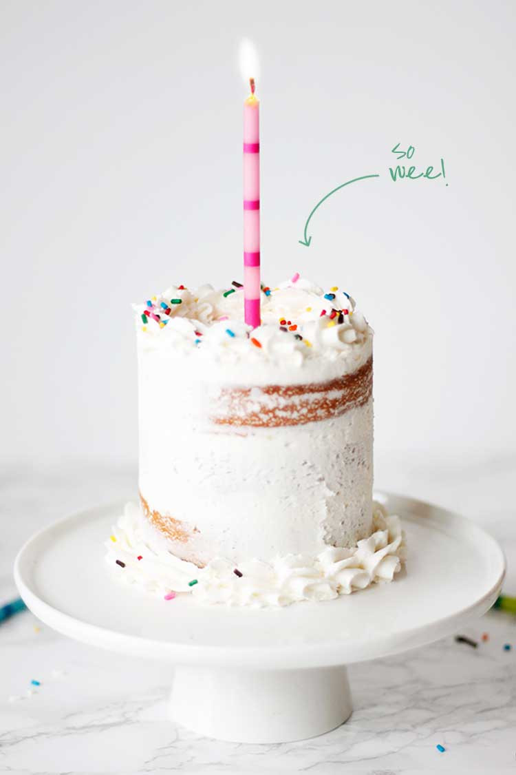 Mini Birthday Cake
 Making Mini Birthday Cakes — Wellnesting