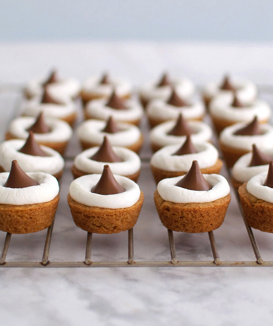 Mini Cookies Recipe
 Mini S’mores Cookie Cups