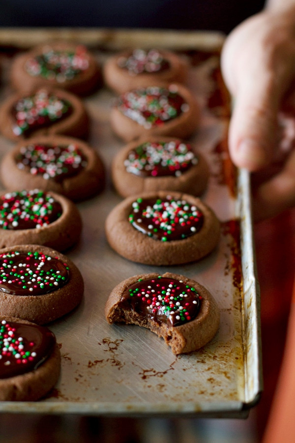 Mini Cookies Recipe
 Mini Chocolate Thumbprint Cookies Recipe Pinch of Yum