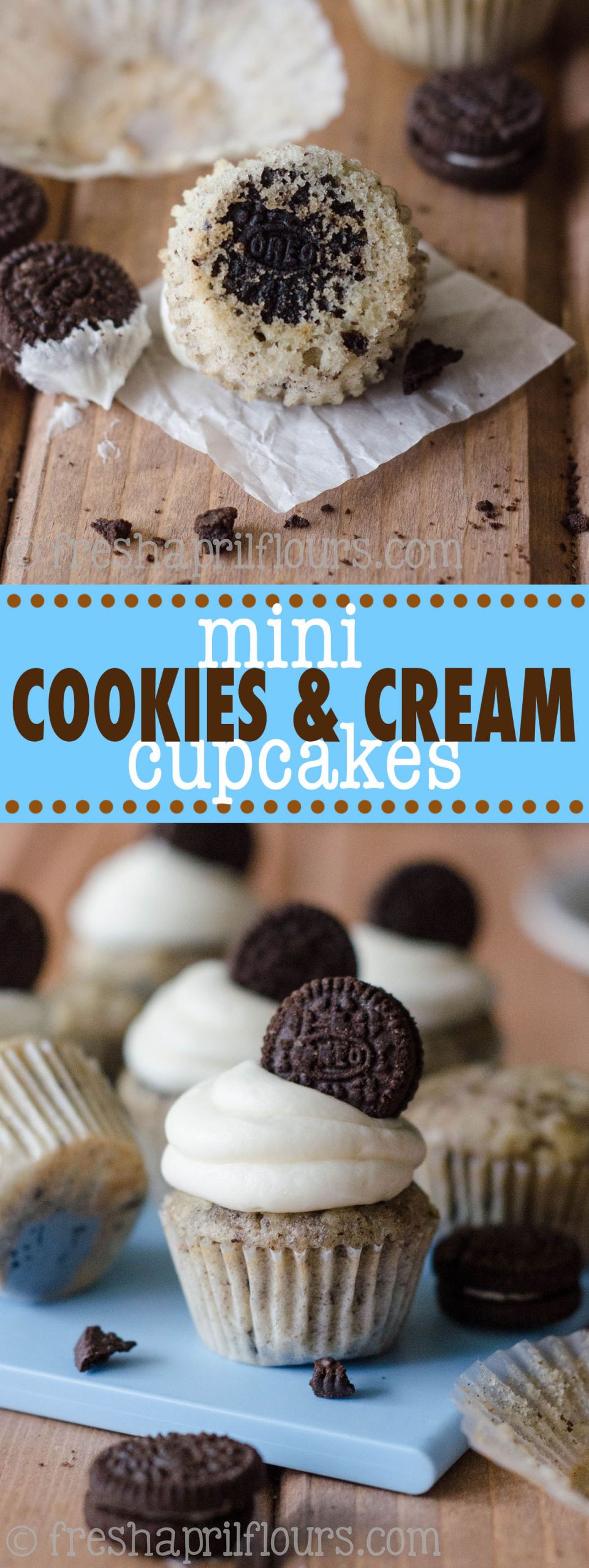 Mini Cookies Recipe
 Mini Cookies & Cream Cupcakes