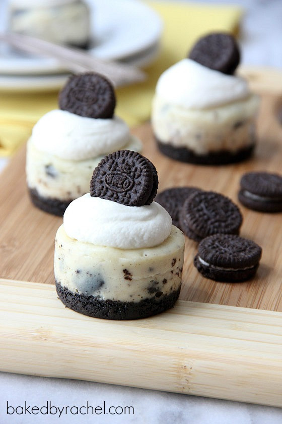 Mini Cookies Recipe
 Mini Cookies and Cream Cheesecakes