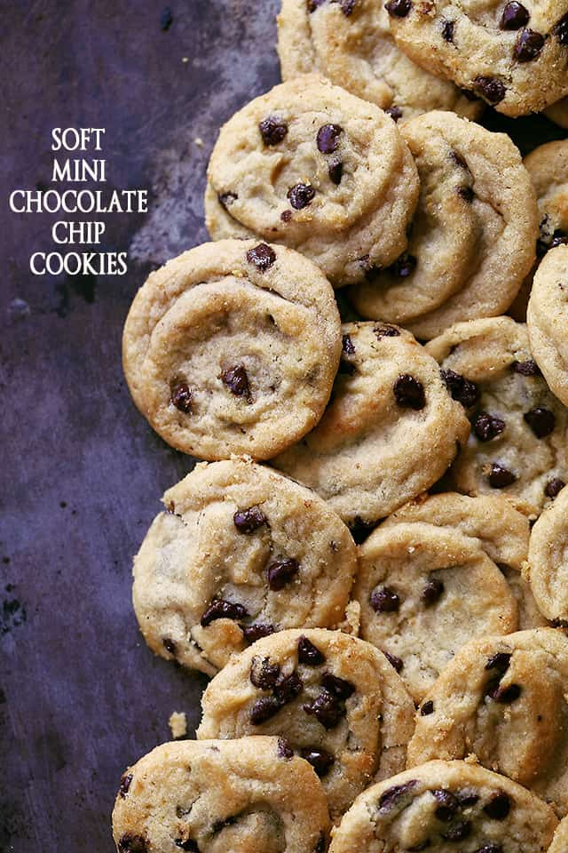 Mini Cookies Recipe
 Soft Mini Chocolate Chip Cookies Recipes