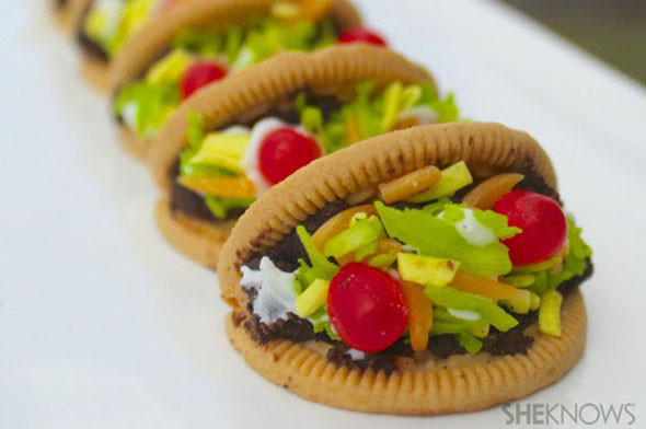 Mini Cookies Recipe
 Oreo Taco Cookies