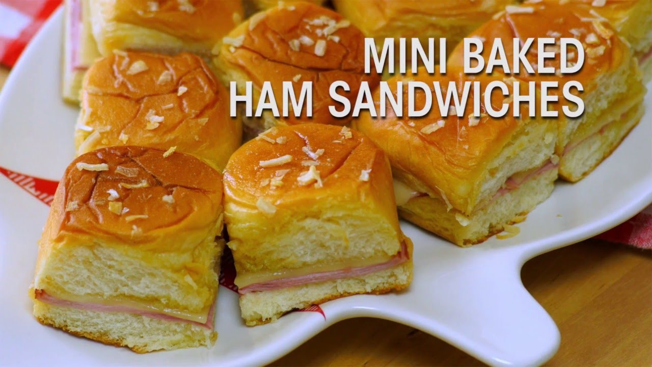 Mini Ham Sandwiches
 King s Hawaiian Recipe Mini Baked Ham Sandwiches