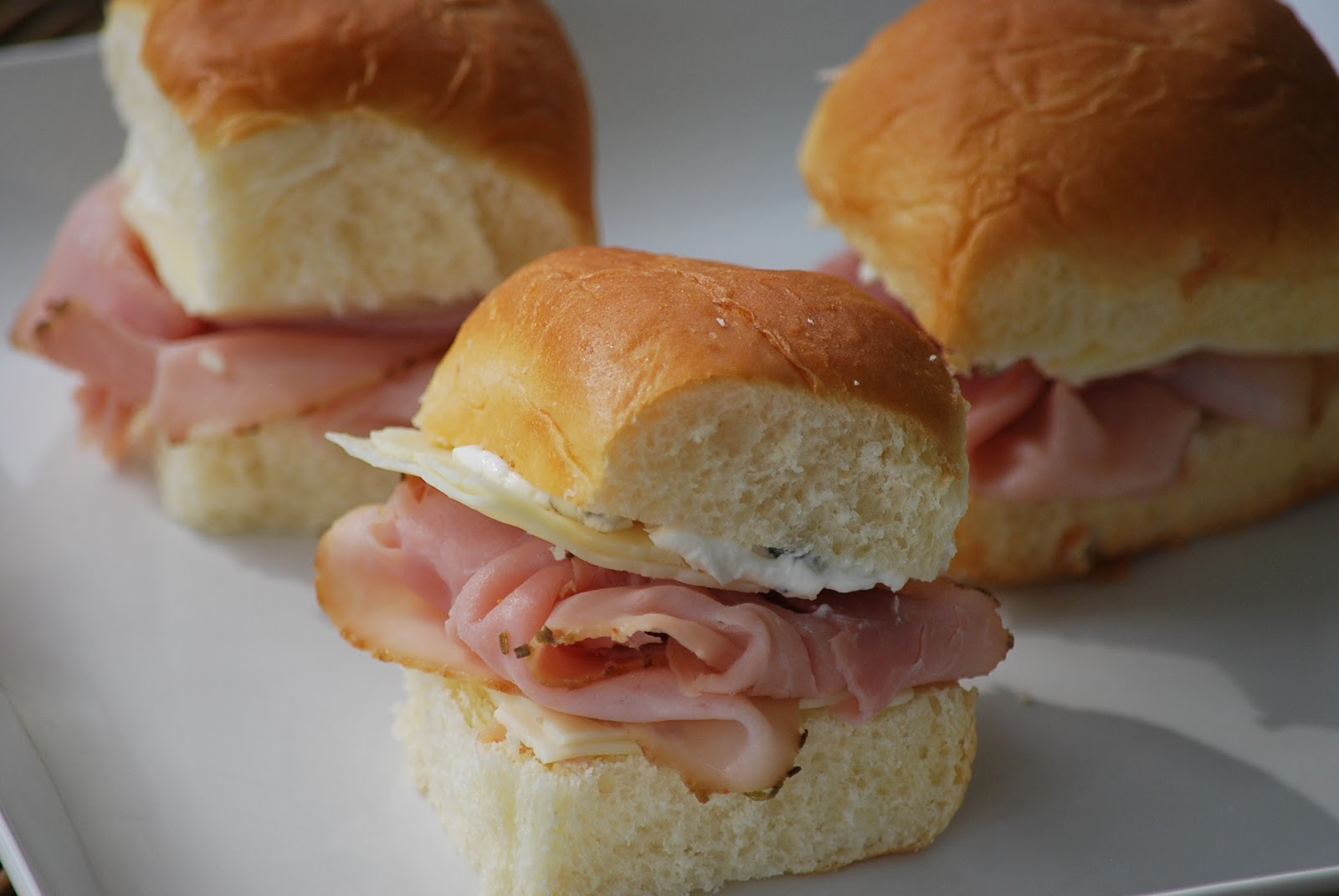 Mini Ham Sandwiches
 My story in recipes Tailgate sandwiches