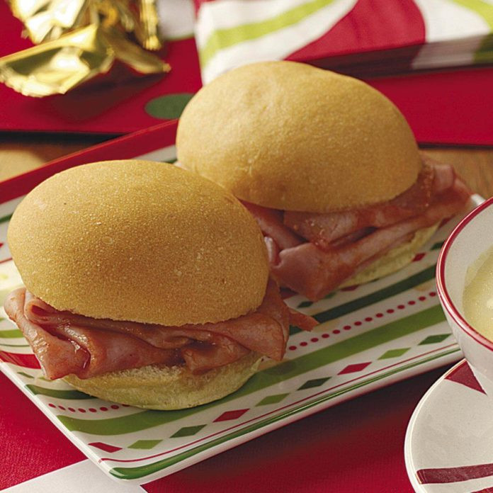 Mini Ham Sandwiches
 Mini Barbecued Ham Sandwiches Recipe