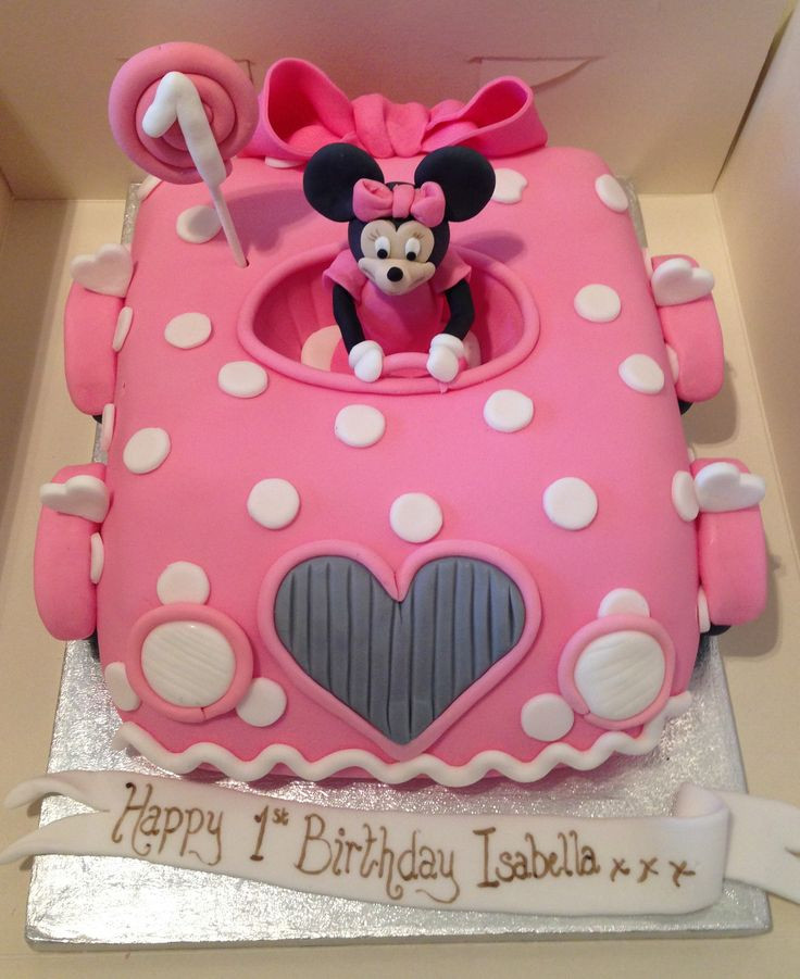Minnie Mouse 1st Birthday Cakes
 Minnie Mouse first birthday cake