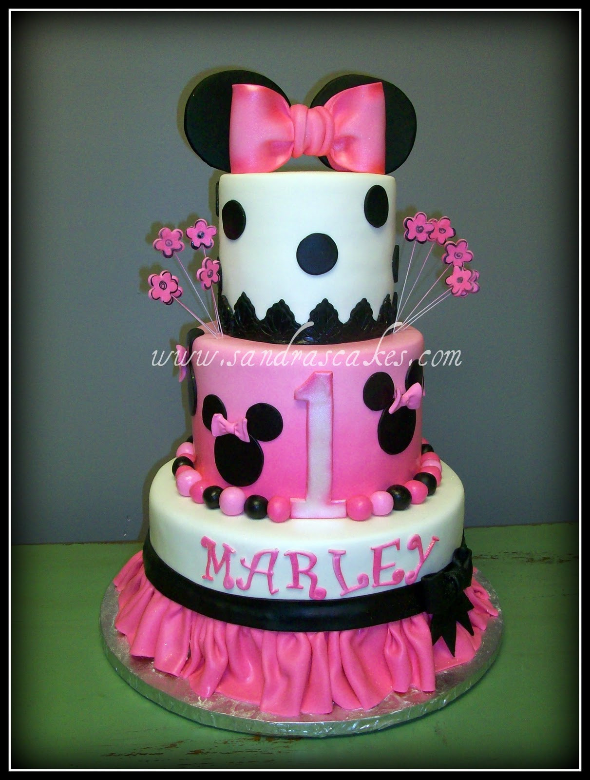 Minnie Mouse 1st Birthday Cakes
 Minnie Mouse Birthday Cake