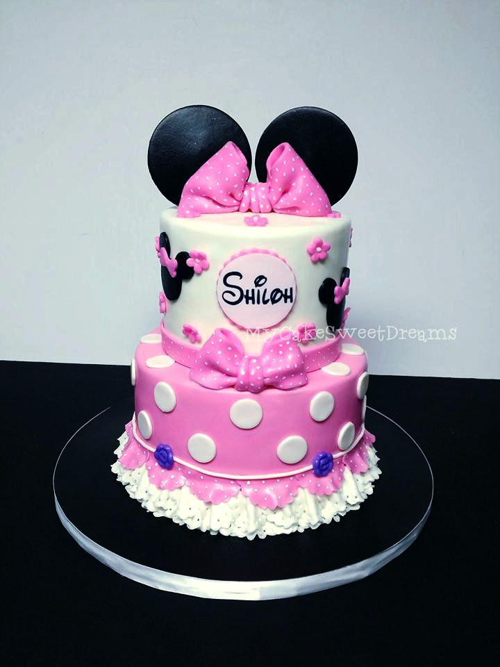 Minnie Mouse 1st Birthday Cakes
 MyCakeSweetDreams Minnie Mouse 1st Birthday Cake