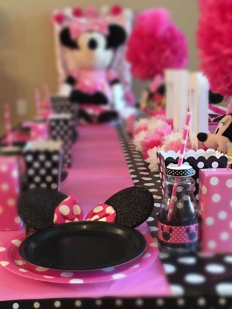 Minnie Mouse Birthday Decorations
 Minnie Mouse Birthday Party Ideas 1 of 4