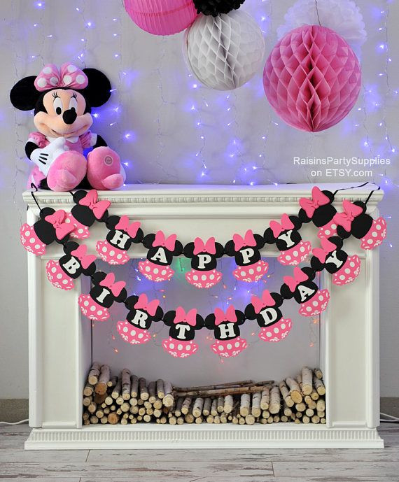 Minnie Mouse Birthday Decorations Pink
 1207 best Minnie Mouse Party Ideas images on Pinterest