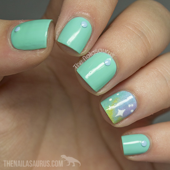 Mint Green Nail Designs
 Soft and Pretty with Mint Green Nails