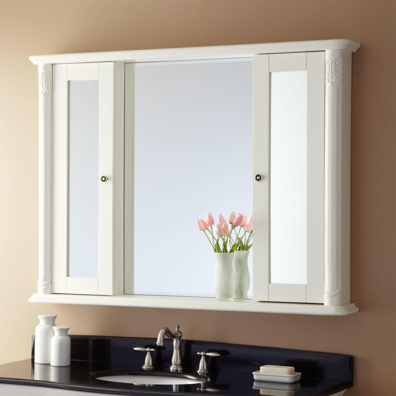Mirror Cabinet For Bathroom
 48" Sedwick Medicine Cabinet Bathroom