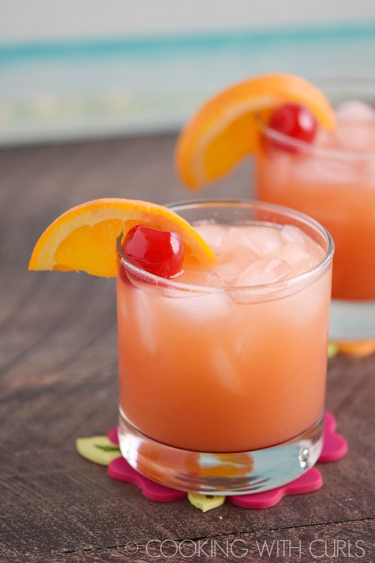 Mixed Drinks With Rum
 Caribbean Rum Punch Cooking With Curls
