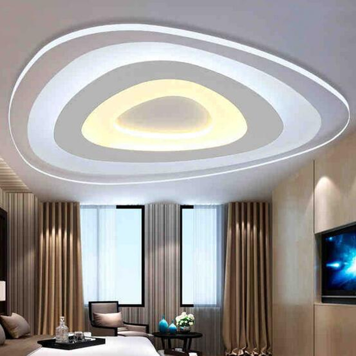 Modern Bedroom Ceiling Lights
 12W Modern Ultrathin LED Ceiling Light 3 Color Adjustable