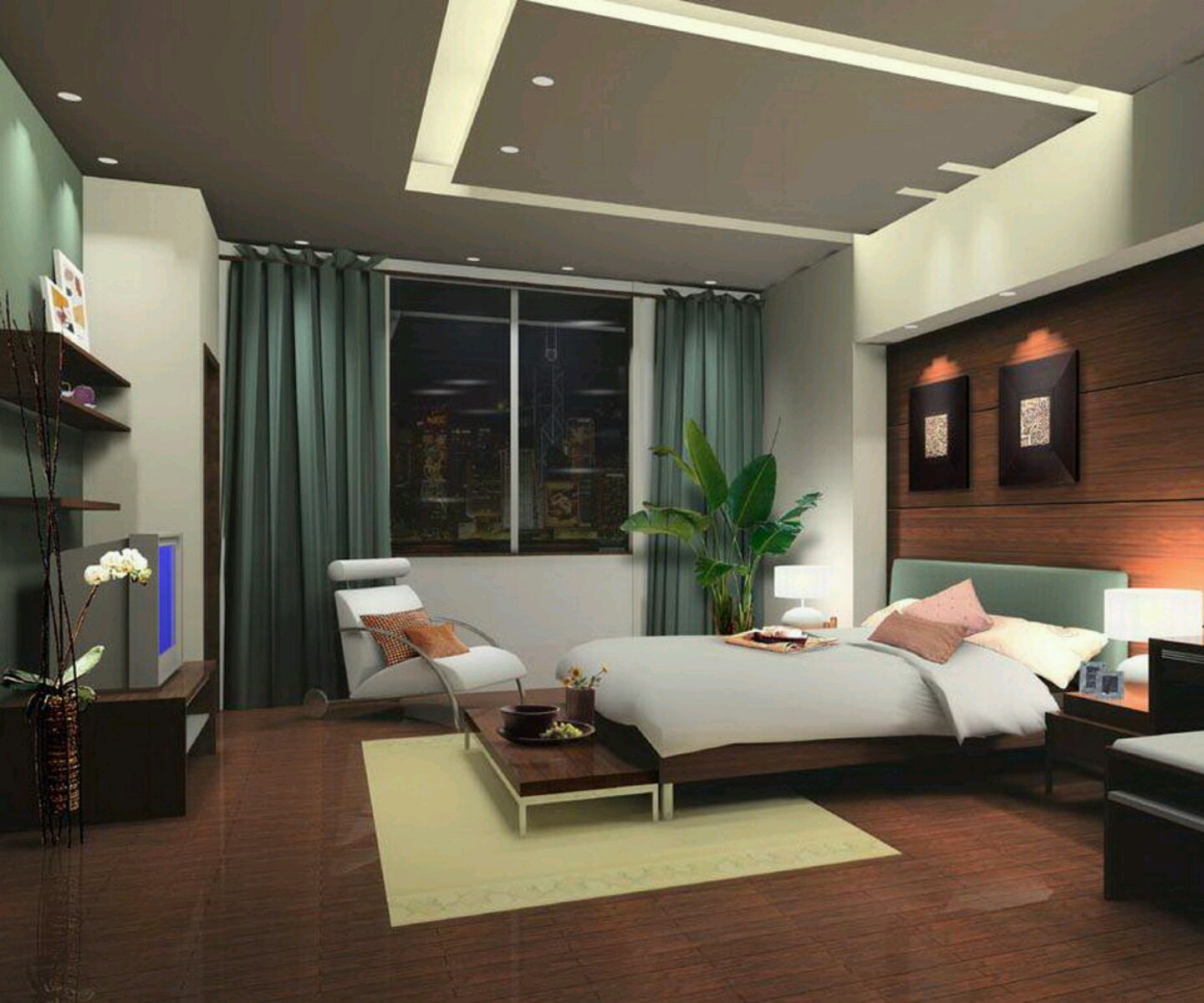 Modern Bedroom Design
 New home designs latest Modern bedrooms designs best ideas