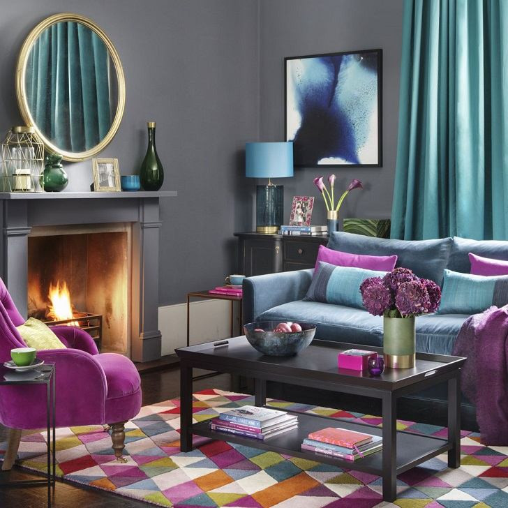 Modern Colours For Living Room
 Trendy living room color schemes and modern interior