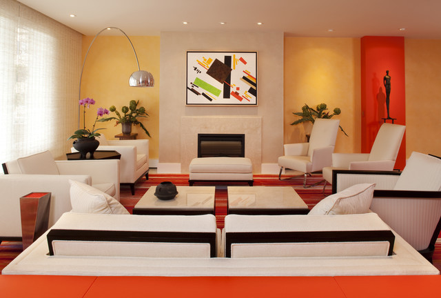 Modern Colours For Living Room
 Lake Calhoun colorful condo Modern Living Room