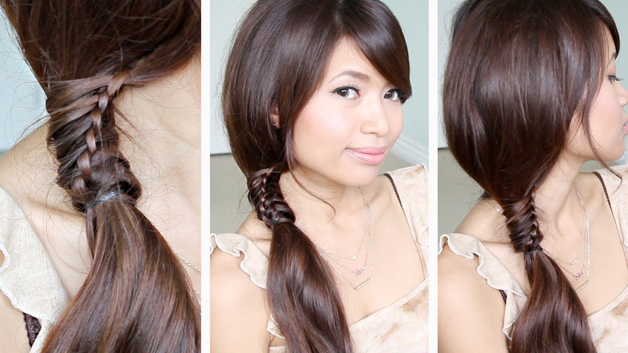 Modern Hairstyles For Long Hair
 Chinese Staircase Braid Ponytail Hairstyle for Medium Long
