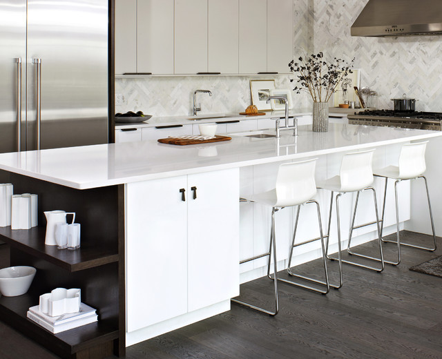 Modern Kitchen Cabinets Ikea
 Elegant White IKEA Kitchen Modern Kitchen