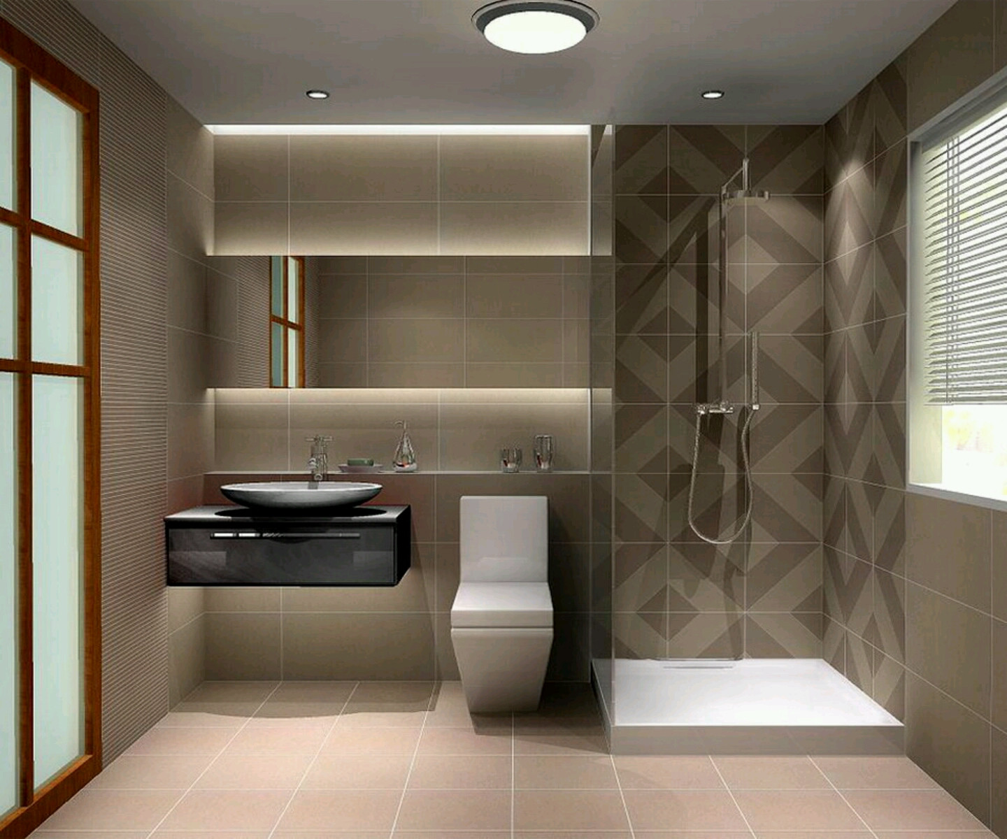 Modern Small Bathroom Design
 small modern bathroom design 2017 Grasscloth Wallpaper