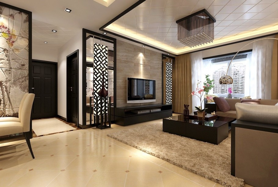 Modern Style Living Room
 Chinese Living Room Designs