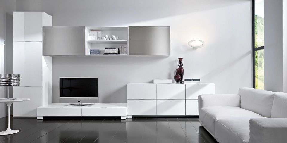 Modern White Living Room Furniture
 Simply White Living Room Ideas Abpho