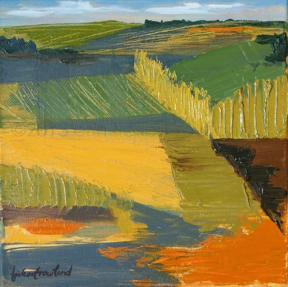 Modernist Landscape Paintings
 Items similar to Expressionist Landscape Painting Crop