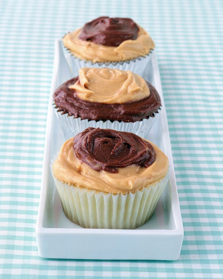 Moist Vanilla Cake Recipe Martha Stewart
 Peanut Butter and Chocolate Frosted Cupcakes