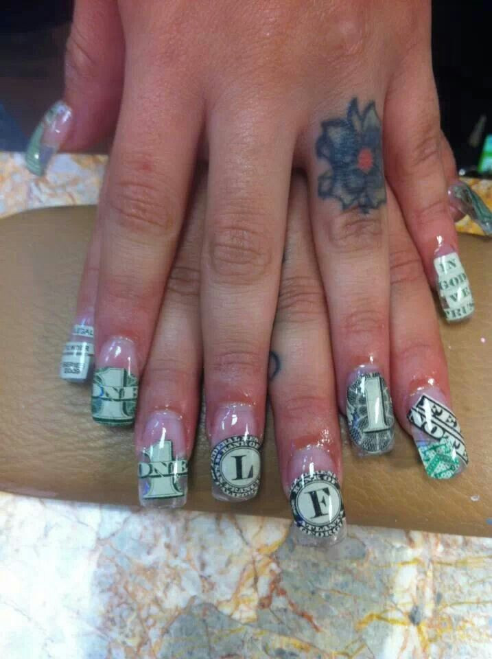 Money Nail Designs
 Money nails art Nails and more in 2019