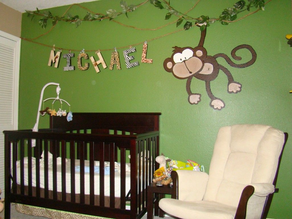 Monkey Baby Room Decor
 Michael s Jungle Baby Room