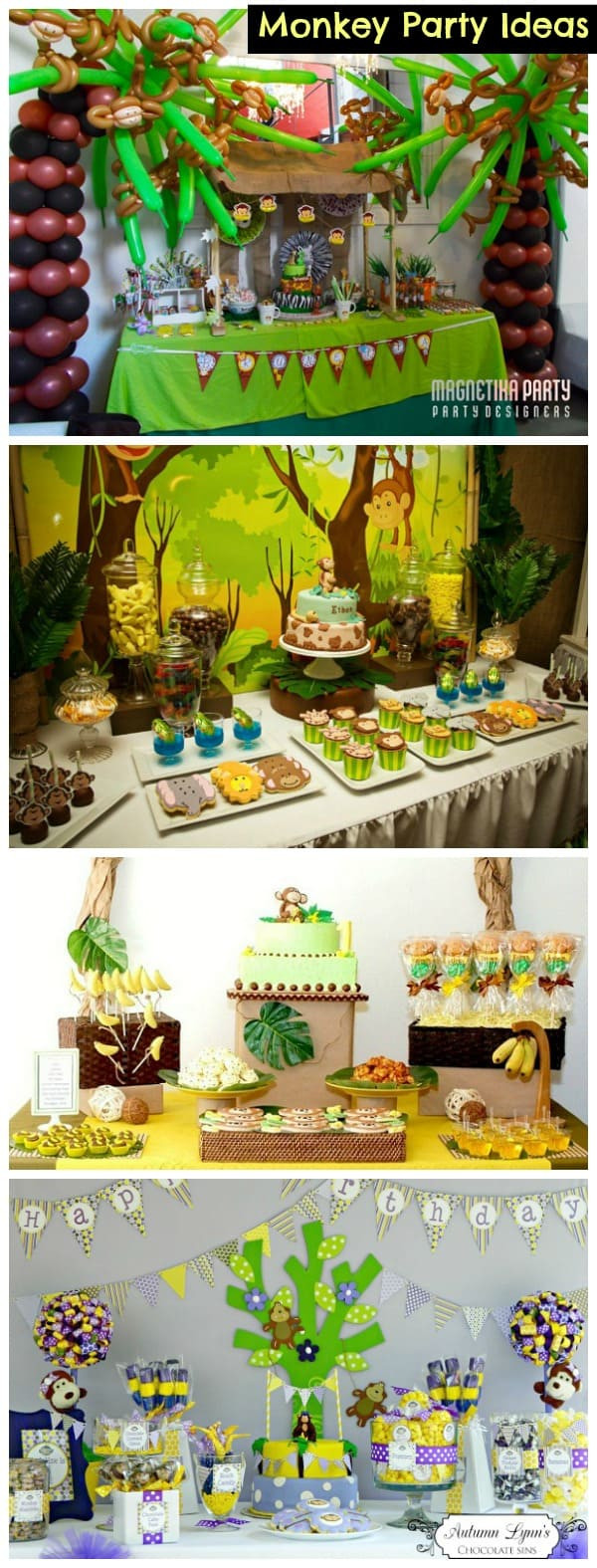 Monkey Birthday Party Food Ideas
 Monkey Party Ideas Collection Moms & Munchkins
