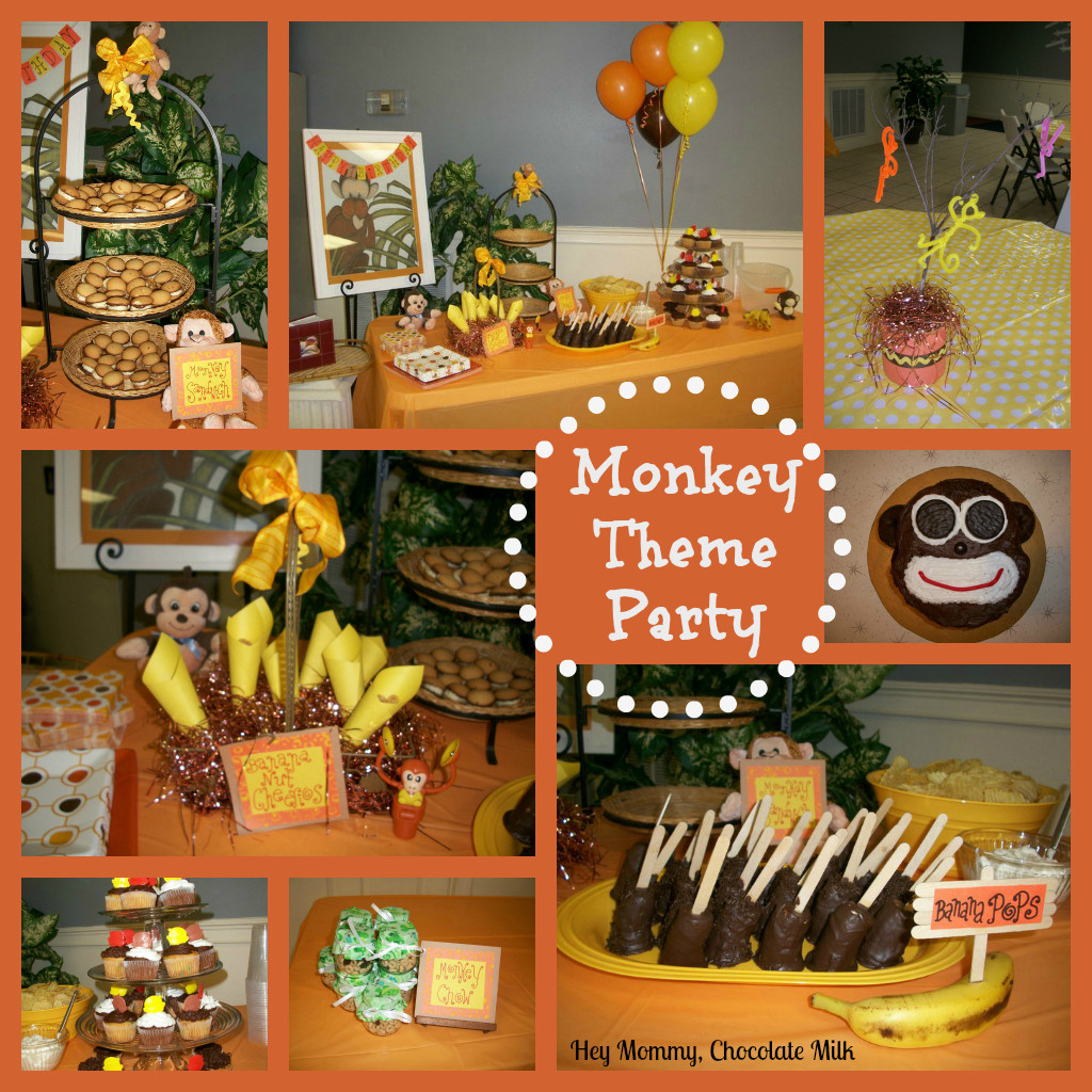 Monkey Birthday Party Food Ideas
 Hey Mommy Chocolate Milk Memorable Birthday Bashes