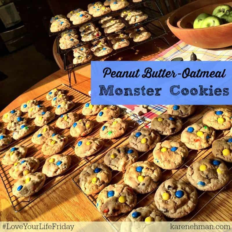 Monster Cookies Oatmeal Peanut Butter
 Peanut Butter Oatmeal Monster Cookies — Karen Ehman