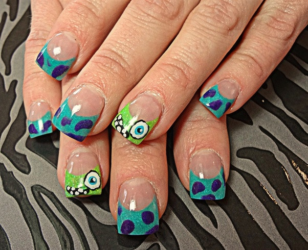 Monster Nail Designs
 Monsters Inc Nail Art Gallery