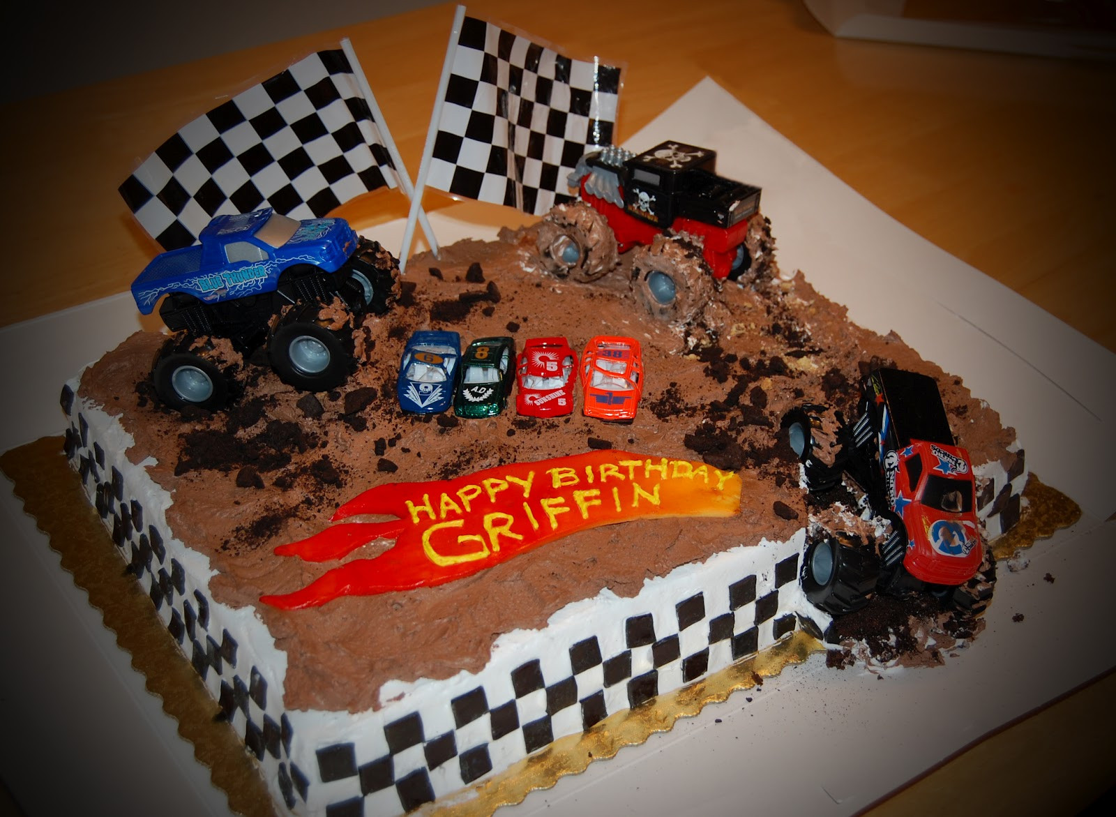 Monster Truck Birthday Cakes
 Sassyfrass Studios Blog